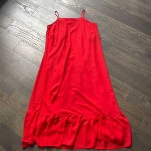 Mud Pie Red Maxi Dress